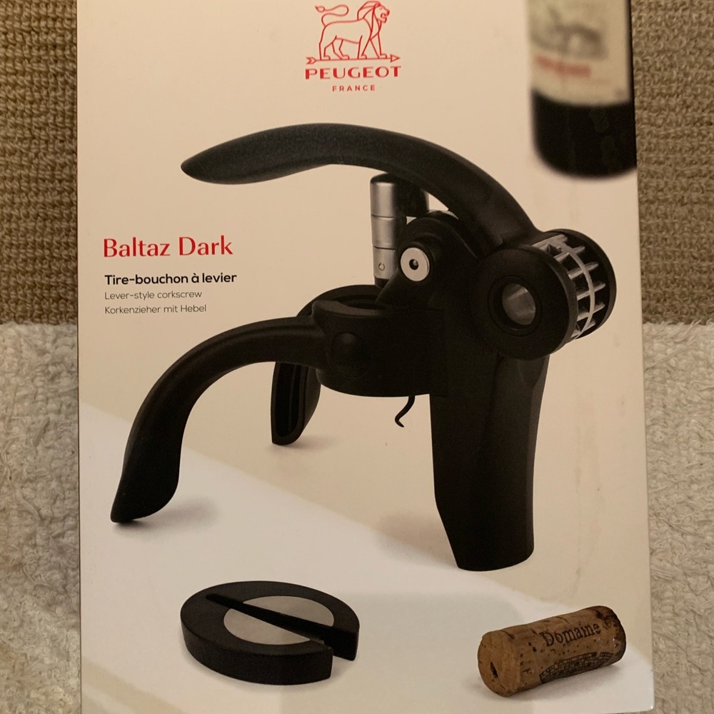 Peugeot Baltaz Dark Lever style corkscrew NWB PRICE FIRM FIRM FIRM